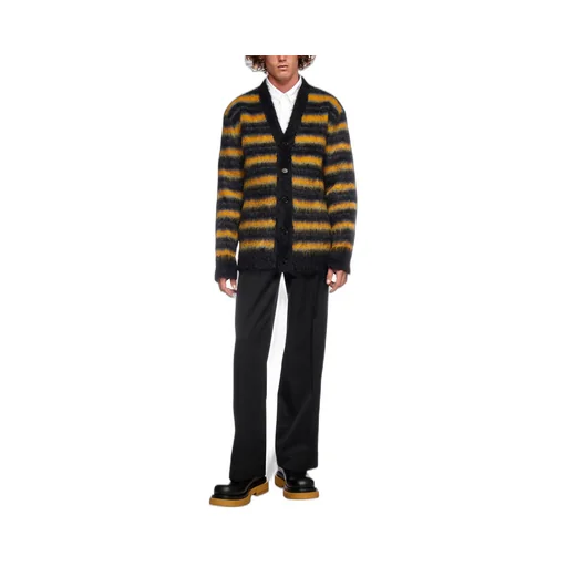 Marni Striped Buttoned Cardigan