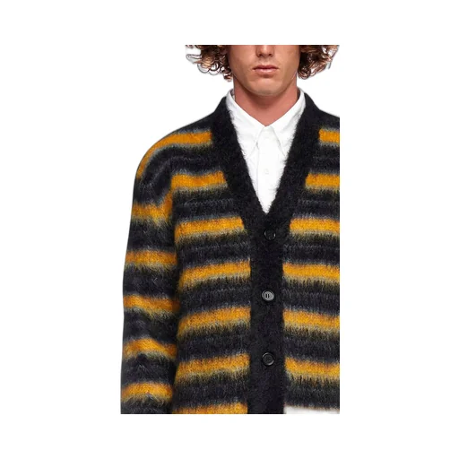 Marni Striped Buttoned Cardigan