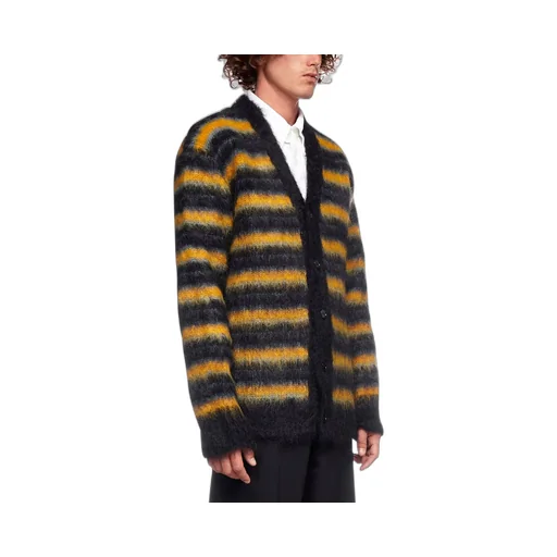 Marni Striped Buttoned Cardigan