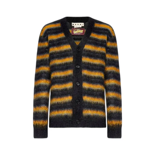 Marni Striped Buttoned Cardigan