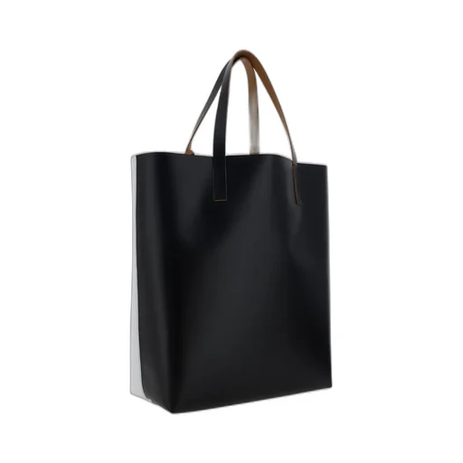 Marni Logo Printed Shopping Bag