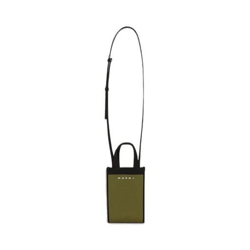 Marni Colour-Block Knitted Tote Bag