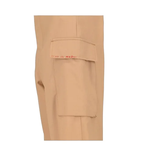 Marni Button Detailed Straight Leg Pants