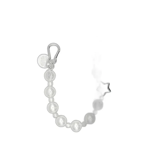 Pearl Key Charm / White