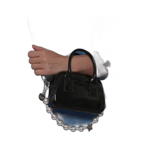 Pearl Key Charm / White
