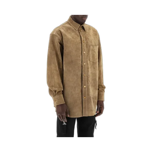 Marni Long Sleeved Curved Hem Overshirt