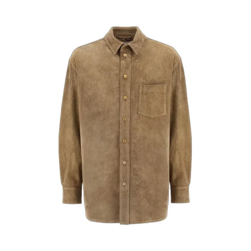 Marni Long Sleeved Curved Hem Overshirt