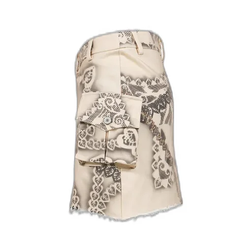 Feline Airbrush Pocket Skirt / Beg