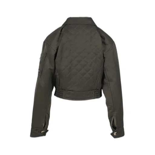 Matty Quilted Bomber Jacket / Kha