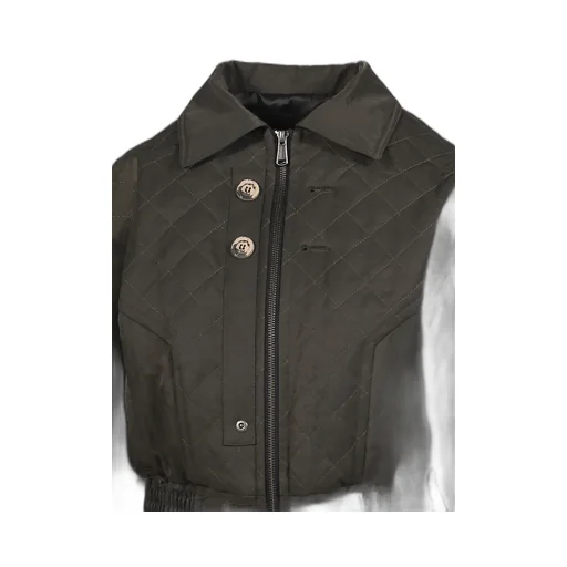 Matty Quilted Bomber Jacket / Kha