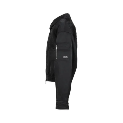 Matty Quilted Bomber Jacket / Blk