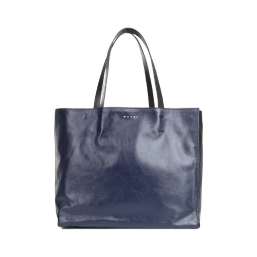 Marni Logo Print Tote Bag