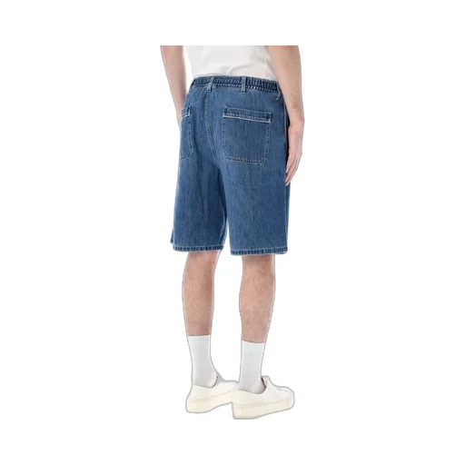 Marni Elastic Waist Denim Shorts