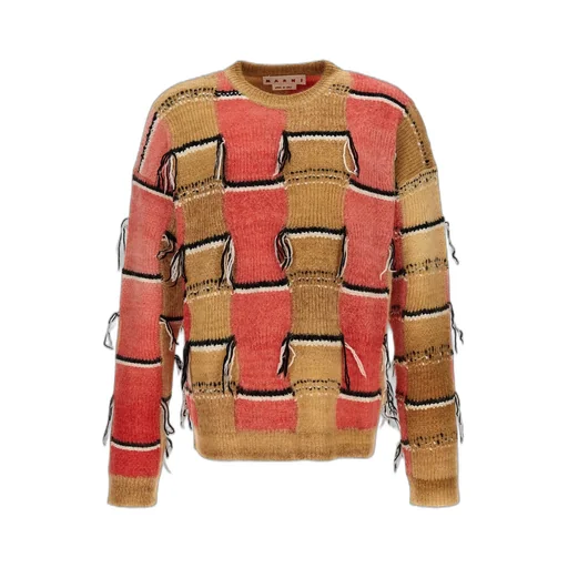 Marni Roundneck Fringed Multicolor