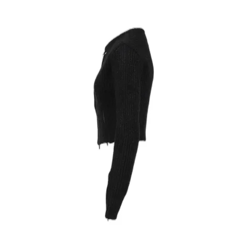 Neah Knitted Zip-Up / Black