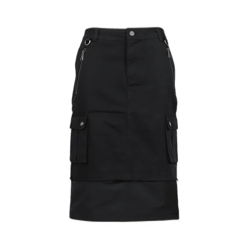 Wiffy Cargo Midi Skirt / Black