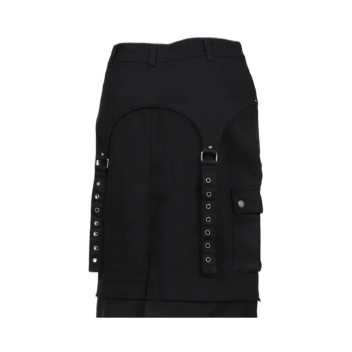 Wiffy Cargo Midi Skirt / Black