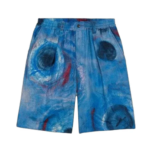 Marni Graphic Printed Elastic Waistband Shorts