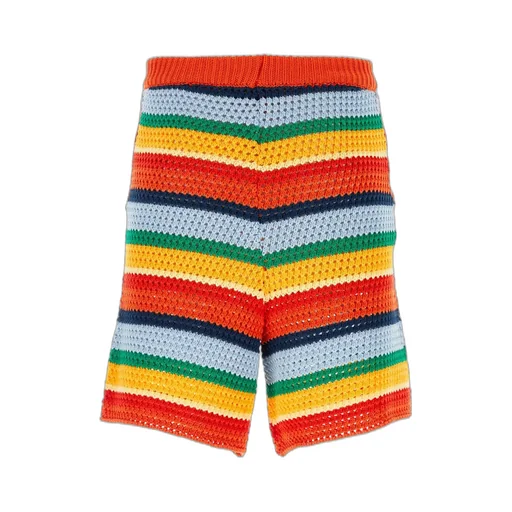 Marni Multicolour Striped Above-The-Knee Shorts