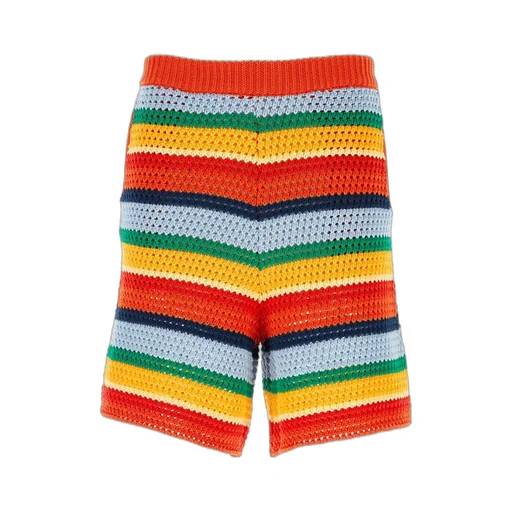 Marni Multicolour Striped Above-The-Knee Shorts