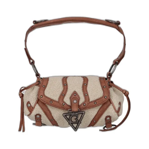 Mini Claudia Fur Bag / Wht
