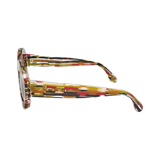Marni Eyewear Oversized Frame Sunglasses