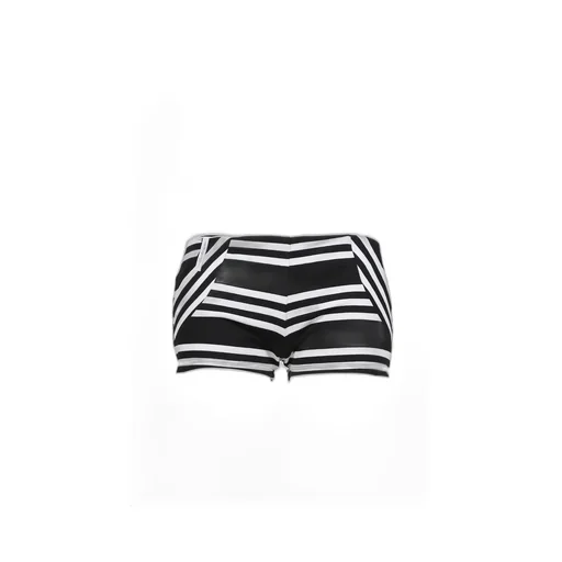 Cleo Shorts / Black Stripes