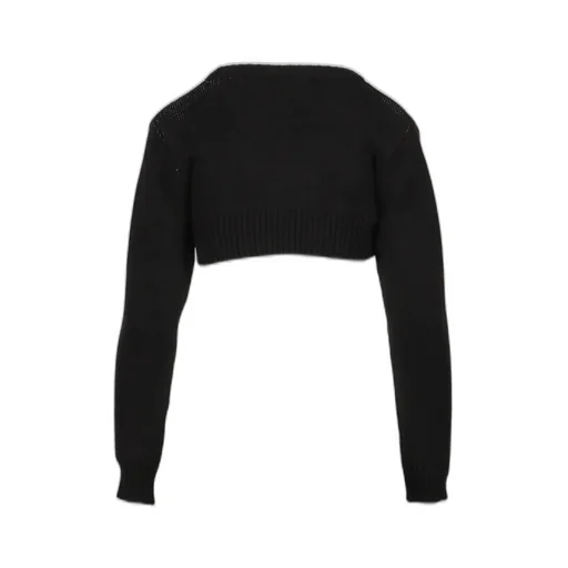 Ebony Cropped Jumper / Black