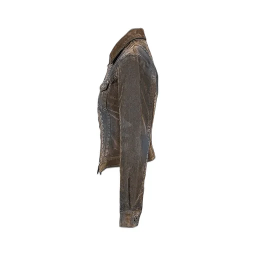 Flock Denim Jacket / Stone
