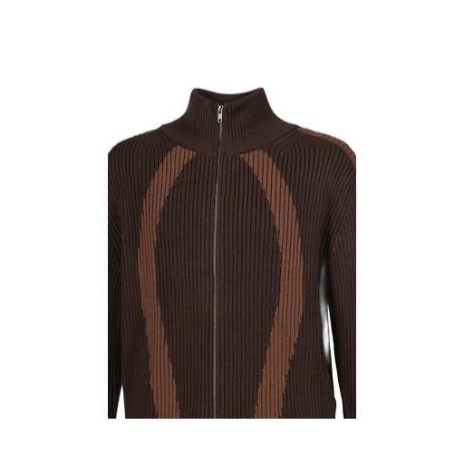 Double Zip Knit / Brw