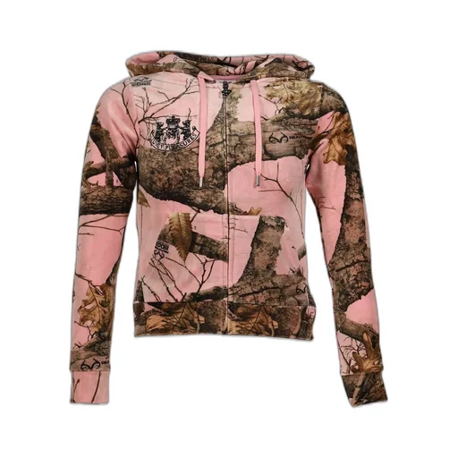 Realtree Velor Robertson Hoodie / Pink Edge