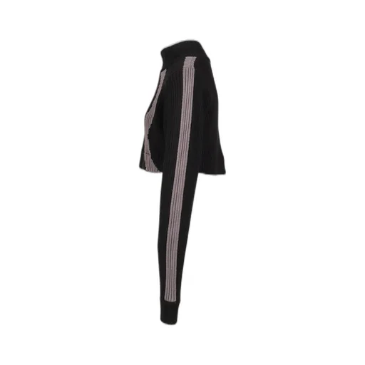 Double Zip Knit / Black