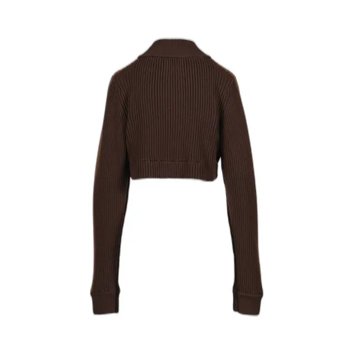 Double Zip Knit / Brw