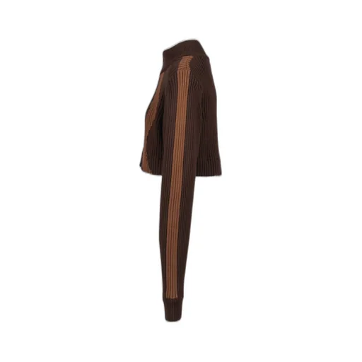 Double Zip Knit / Brw