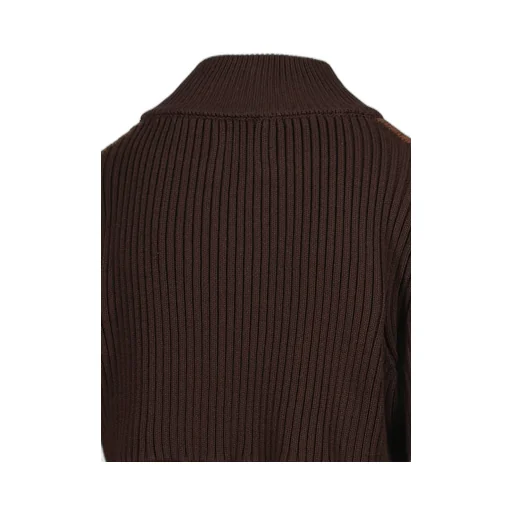Double Zip Knit / Brw