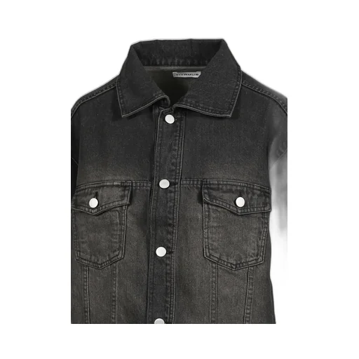 Denim Lace Jacket / Black