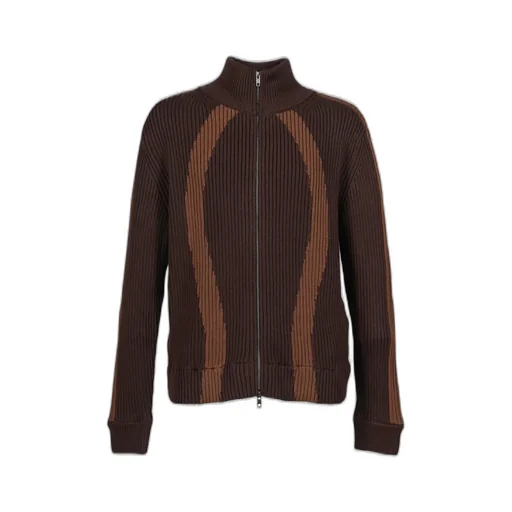 Double Zip Knit / Brw
