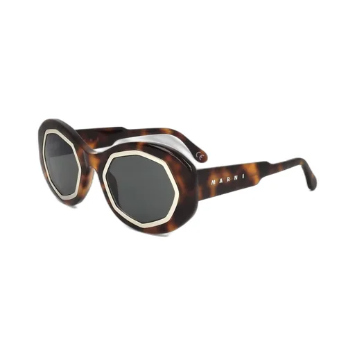 Marni Eyewear Oval Frame Sunglasses