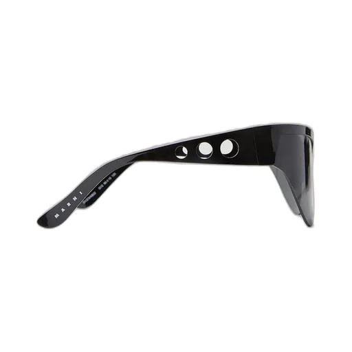 Marni Eyewear Triangular Rimless Frame Sunglasses