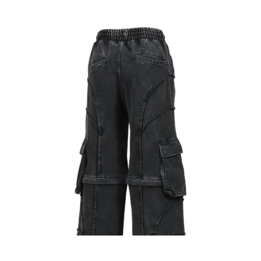 Split Sweat Pants / Black