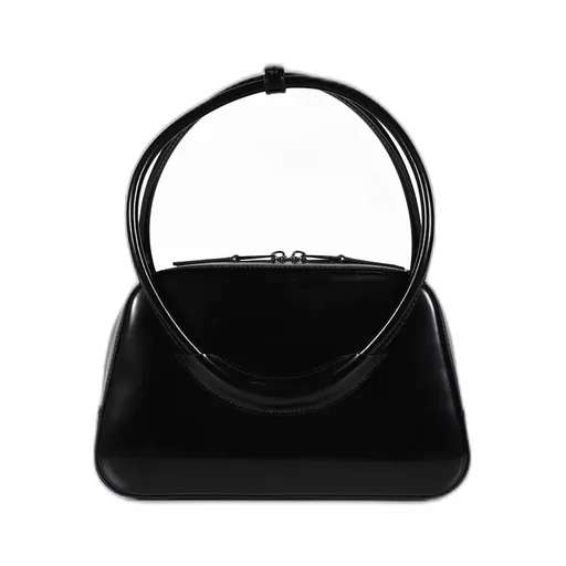 Bow Ring Handle Bag / Black