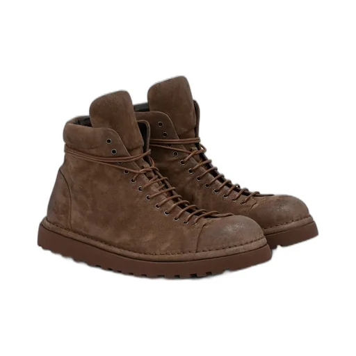 MarsÈLl Round Toe Lace-Up Ankle Boots