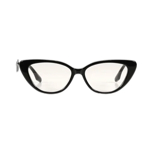 Gemstone Bowknot Glasses Side Bow / Blk