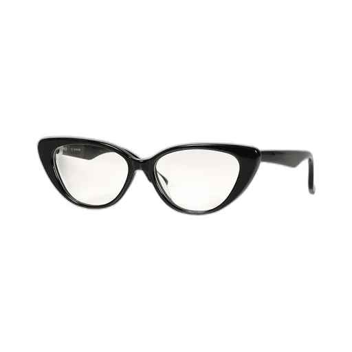 Gemstone Bowknot Glasses Side Bow / Blk