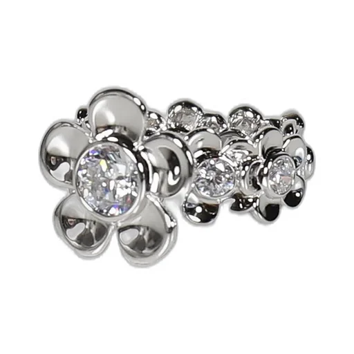 Spin Flower Garden Ring / Sil
