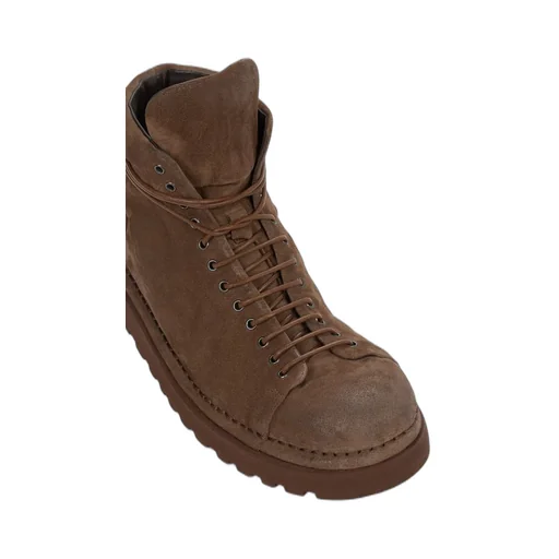 MarsÈLl Round Toe Lace-Up Ankle Boots
