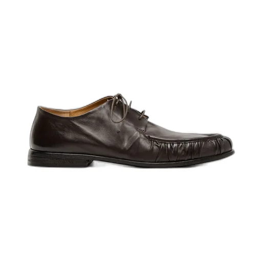 MarsÈLl Gathered Lace-Up Derby Shoes