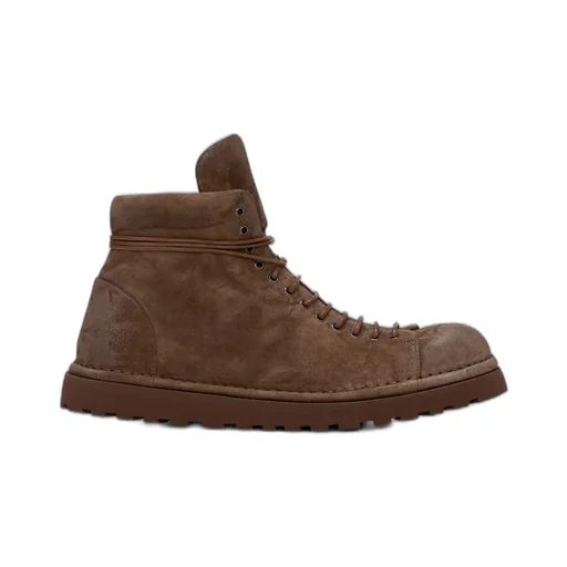 MarsÈLl Round Toe Lace-Up Ankle Boots
