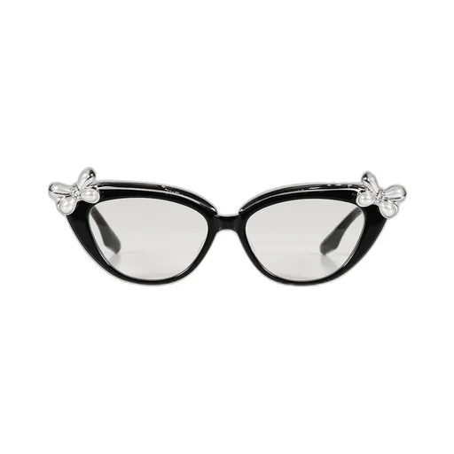 Pearl Flower Simple Glasses / Blk