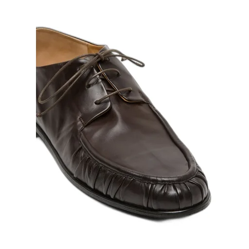 MarsÈLl Gathered Lace-Up Derby Shoes